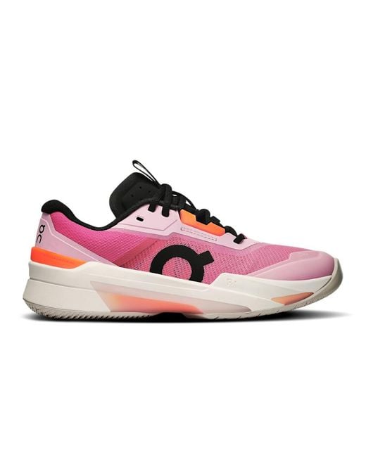 On Shoes Pink The Roger Pro Fire