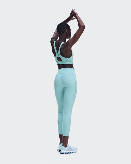 On Shoes Blue Performance Bra