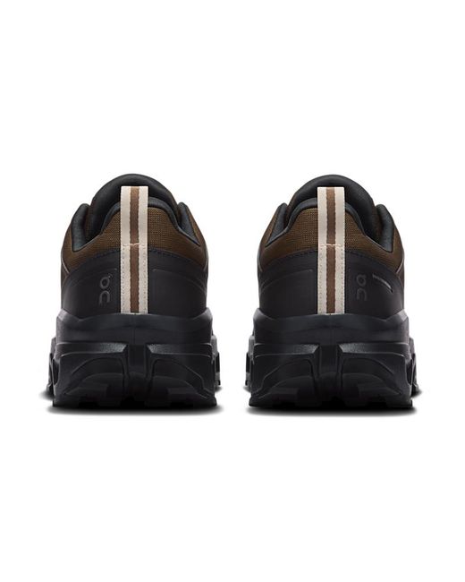 On Shoes Brown Cloudrock Low Waterproof for men
