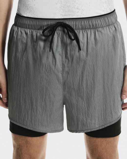 On Shoes Gray Performance Volt Shorts for men