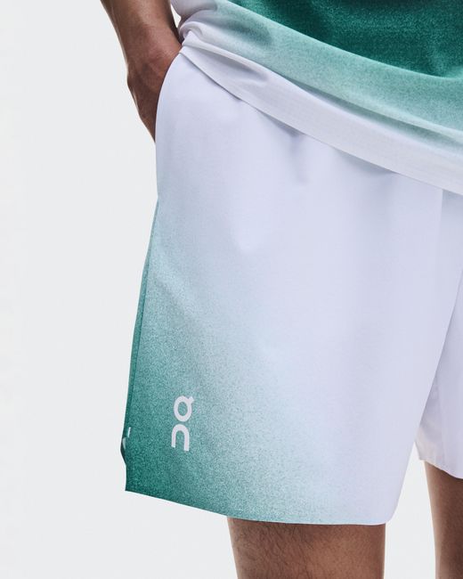 On Shoes White 5" Court Shorts Swing for men