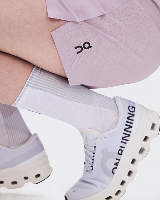 On Shoes White 5" Performance Shorts