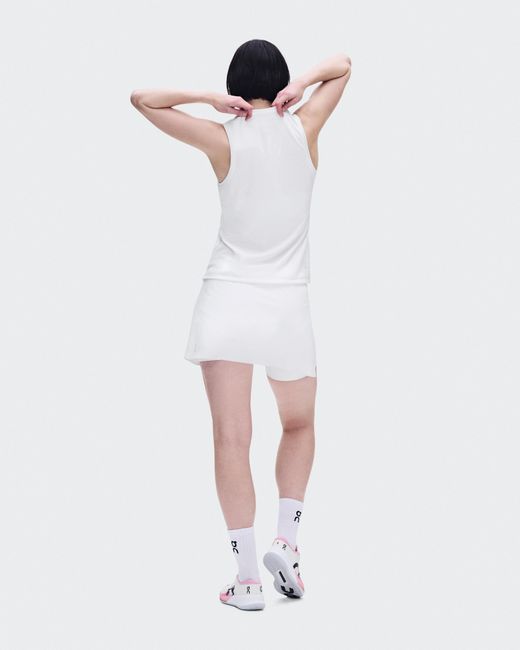 On Shoes White Court Skirt Split Ldn