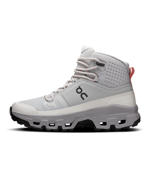 On Shoes Gray Cloudrock Mid Waterproof