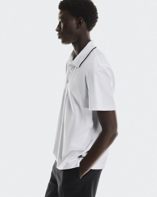 On Shoes White Courtside Polo for men