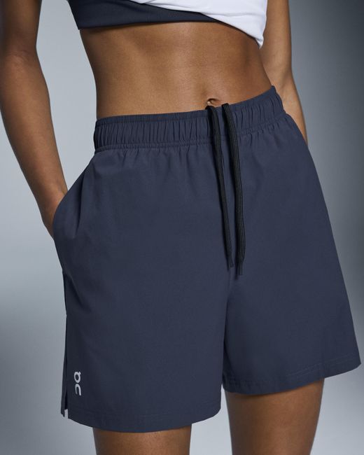 On Shoes Blue 5" Core Shorts