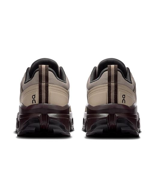 On Shoes Brown Cloudrock Low Waterproof