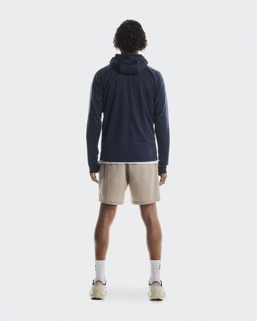 On Shoes Blue 7" Core Shorts for men