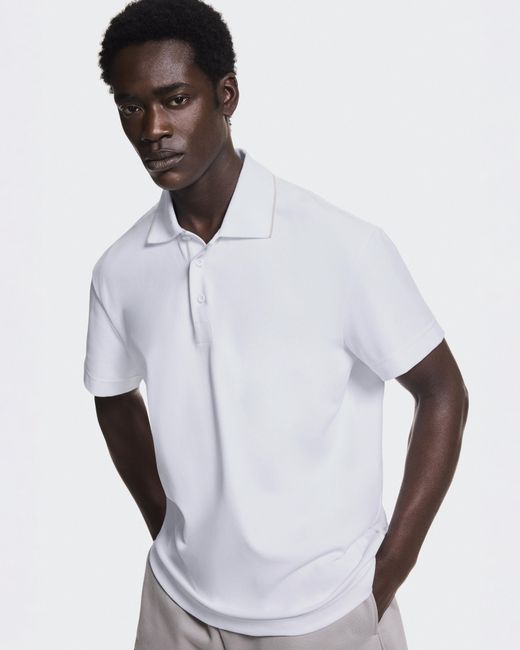 On Shoes White Courtside Polo for men