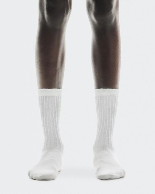 Logo Sock High 3P On Shoes en coloris White
