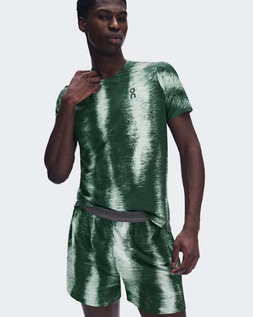 On Shoes Green Performance Shorts Terra for men