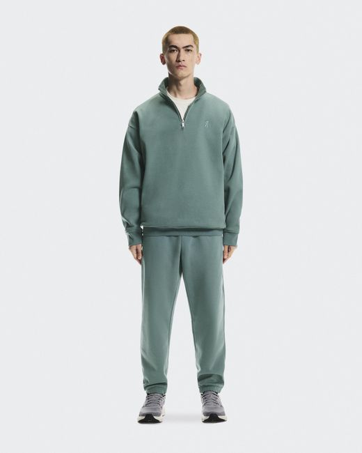 On Shoes Green Club Collective 1/4 Zip for men