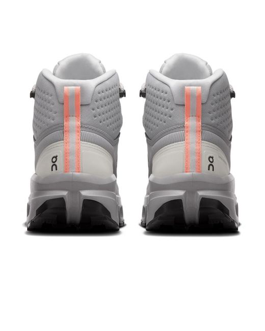 On Shoes Gray Cloudrock Mid Waterproof