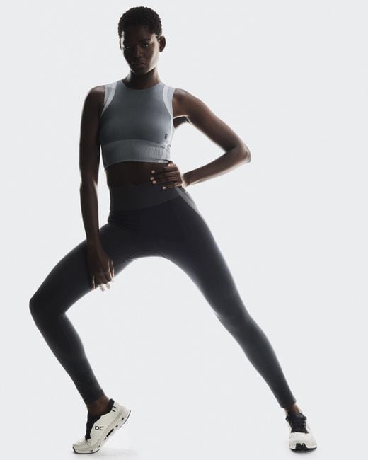 On Shoes White Studio Knit Tights