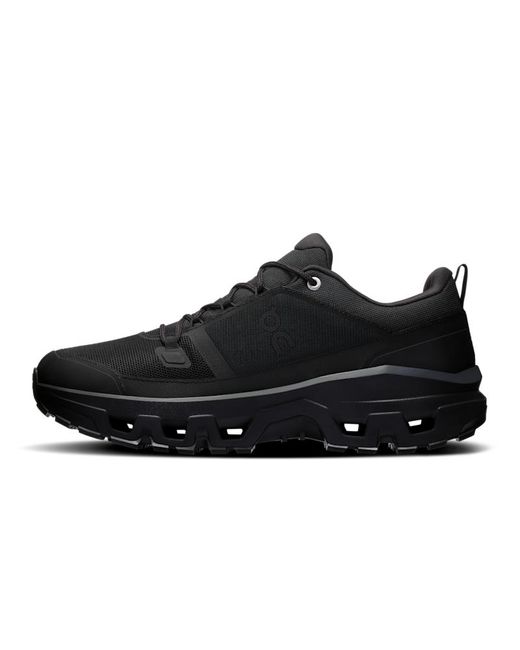 On Shoes Black Cloudrock Low Waterproof for men