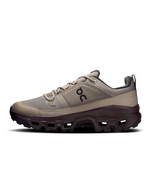 On Shoes Brown Cloudrock Low Waterproof