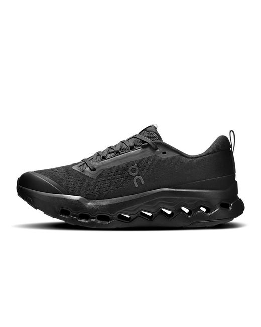 On Shoes Black Cloudsurfer Trail 2 for men