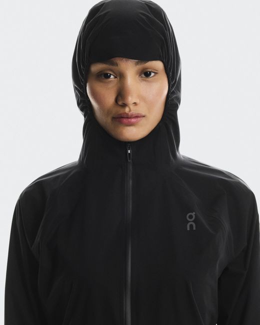 On Shoes Black Performance Jacket Waterproof