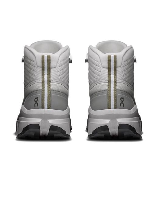 On Shoes Gray Cloudrock Mid Waterproof for men