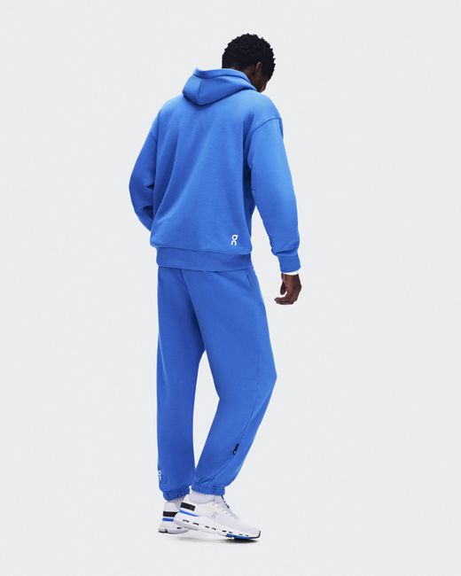 On Shoes Blue Club Hoodie for men