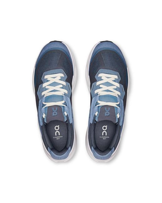 On Shoes Blue Cloudnova Rift for men