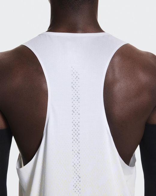 On Shoes White Zero Singlet for men
