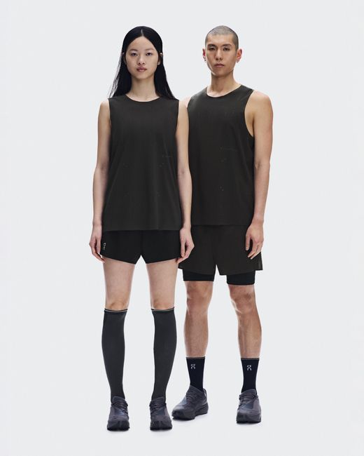 On Shoes Black Zero Singlet Paf