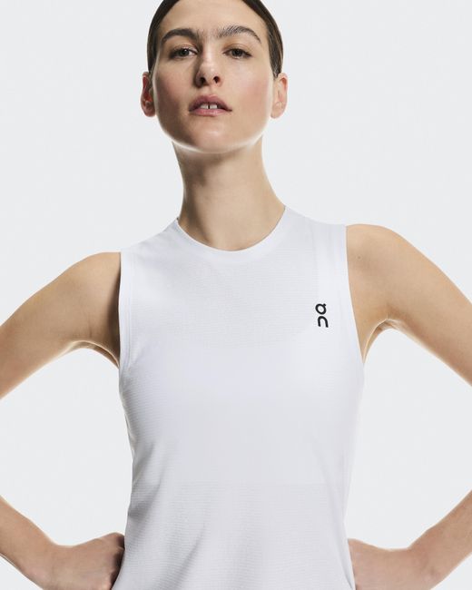 On Shoes White Court Tank Top
