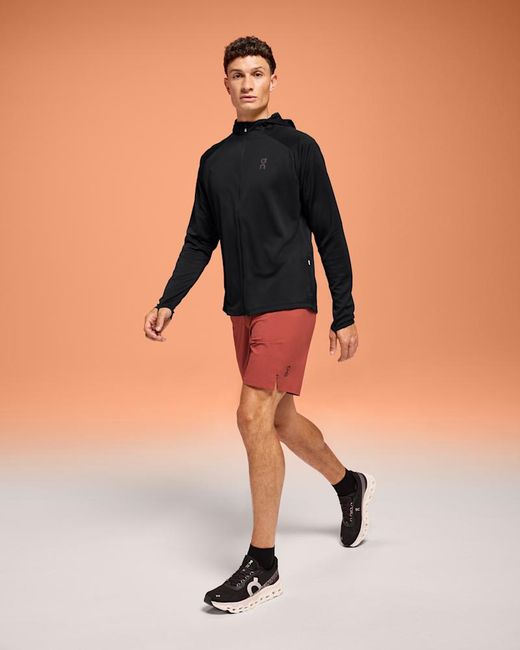 On Shoes Black Climate Zip Hoodie for men