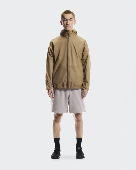 On Shoes Natural Explore Lightweight Waterproof Jacket for men