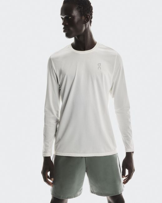 On Shoes White 7" Core Shorts for men