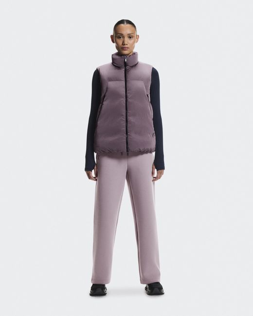 On Shoes Purple All-Day Puffer Vest