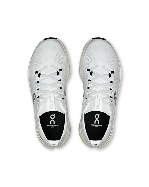 On Shoes White Cloudsurfer Max