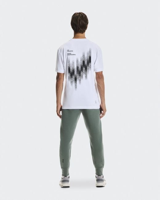 On Shoes White Focus Tech Sweatpants for men