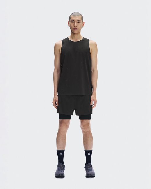 On Shoes Black Zero 2-In-1 Shorts Paf for men