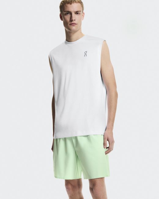 On Shoes Green Train Shorts for men