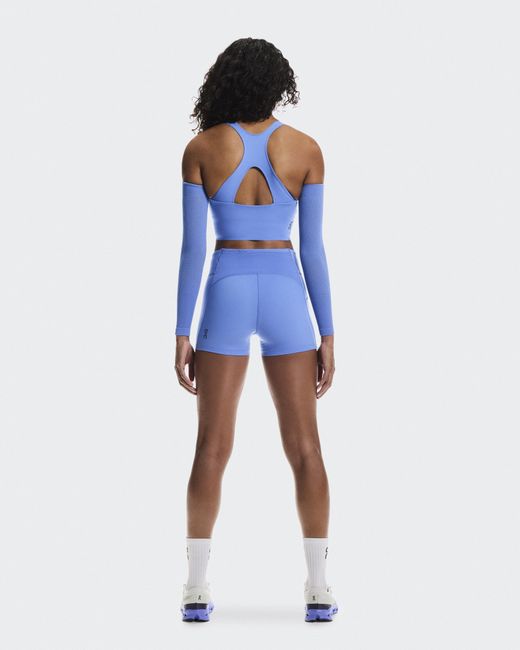 On Shoes Blue Performance Crop