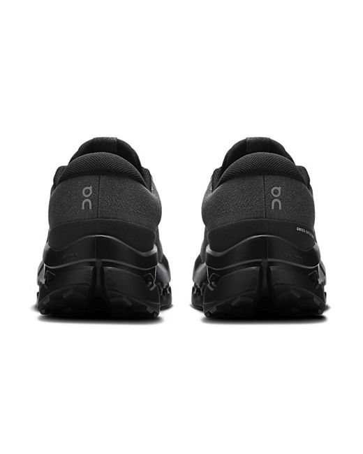 On Shoes Black Cloudsurfer Trail 2 Waterproof
