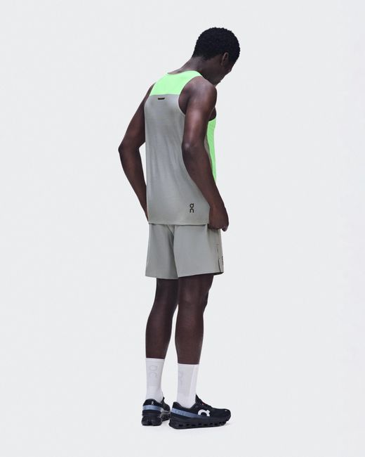 On Shoes Green Performance Tank Top for men