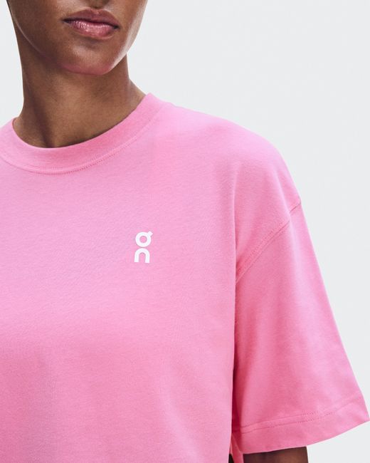 On Shoes Pink Club Boxy-T