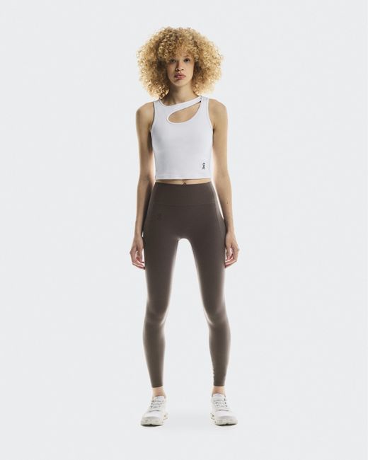 On Shoes White Studio Tights