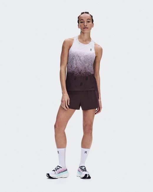 On Shoes Red Zero Tank Top Breathe
