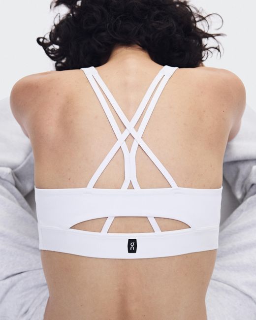 On Shoes White Studio Bra