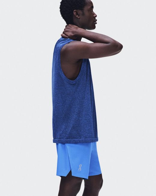 On Shoes Blue Train Flex Tank Top for men