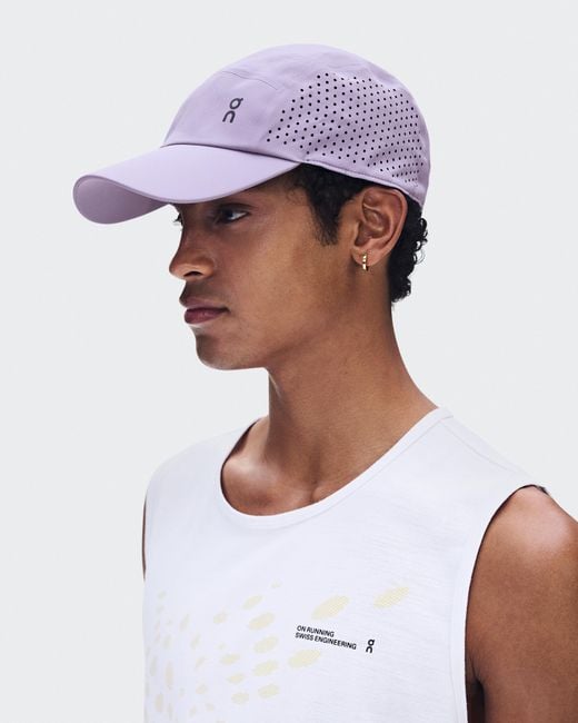 On Shoes Purple Lightweight Cap