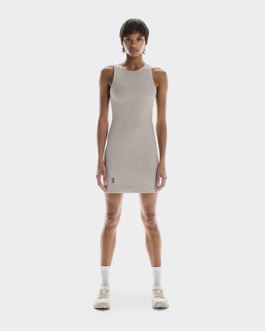 On Shoes White All-Day Ribbed Dress