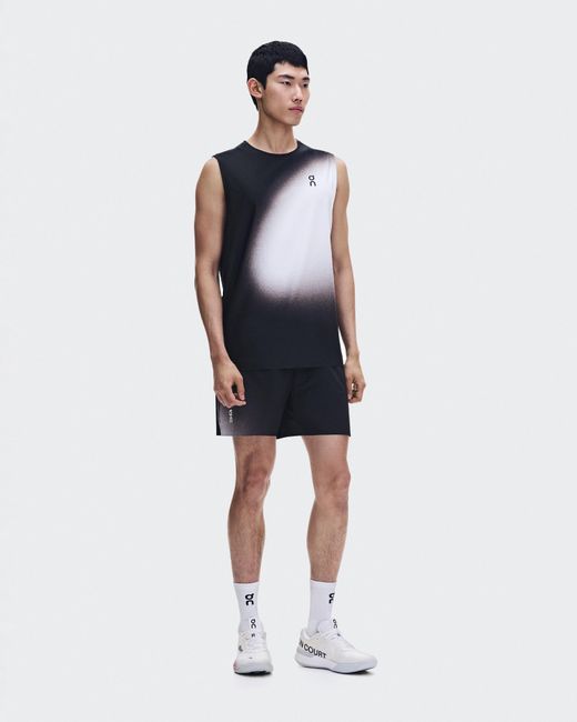 On Shoes White 5" Court Shorts Swing for men