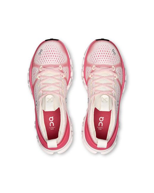 On Shoes Pink Cloud X Tempo