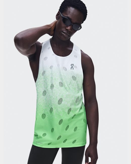 On Shoes Green Zero Tank Top Breathe for men