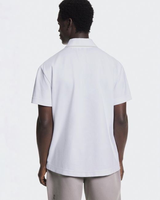 On Shoes White Courtside Polo for men